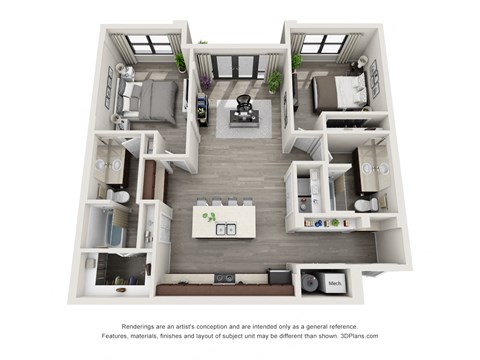 Live+Work+Play 2bd 2ba